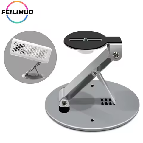 Feilimud mini projector desktop stand with 180 degree adjustable portable desktop gimbal stand suita