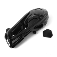 สกู๊ตเตอร์สีดำสำหรับรถจักรยานยนต์ Vespa GTS300 GTS 300 GTV300 GTV 300 HPE ฝาปิดเครื่องยนต์สีดำป้องกั