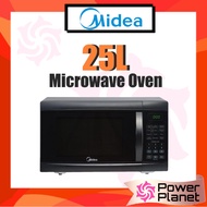 Midea EM825AGS Microwave Oven EM825AGS-BK 25L with LED Display (Black)