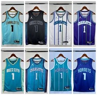 Charlotte Hornets NBA jersey #1 BALL 鮑爾 波衫 球衣 籃球衫