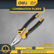 Deli Linesman Plier/ Tang Kombinasi 6/7/8" Chrome PVC Perkakas DL200XZ