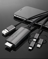 MiraScreen LD36 📱🖥️ 三合一有線影像轉接器