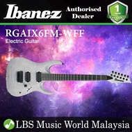 [Not Available] Ibanez RGAIX6FM-WFF Iron Label Mahogany Body Electric Guitar White Frost Flat (RGAIX
