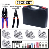 ชุด คีม ย้ำหางปลา คูณภาพสูง VX -9CQK ชุดคีมย้ำหางปลาทุกรูปแบบ มีกล่องจัดเก็บ มีคีมตัดและปอกในกล่อง พ