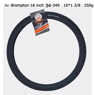 Bike Tire 16 Inch 34-349 Rim Tube 16*1-3/8 For Brompton Bike Folding Bike Tyre