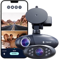 Nexar Pro Dual Dash Cam - HD Front Dash Cam and Interior Car Security Camera - Nexar Dash Cam Front 