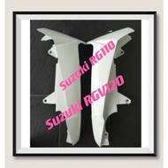 SUZUKI RGV RG110 LEG SHIELD SET COVER PUTIH KEPAK PUTIH