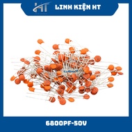 Good quality ceramic capacitor 682 6.8NF 6800PF 50V (bag of 10) - HT components