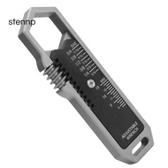 Wrench 3/16 to 3/4 Inch 5 to 19mm Adjustable Wrench with Detachable Pocket Clip for Outdoor Maintena
