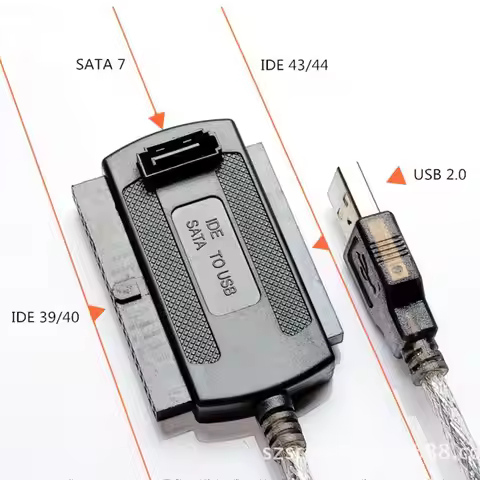 USB Interface To Connect To 2.5 And 3.5 Inch IDE And SATA Interface Hard Drives USB 2.0 To IDE SATA 
