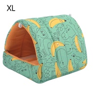 Giường Ngủ Cho Chuột Lang Lều Lông Trong Nhà Ấm Áp Lồng Hang Động Phụ Kiện Trang Trí Cho Sóc Bay Úc