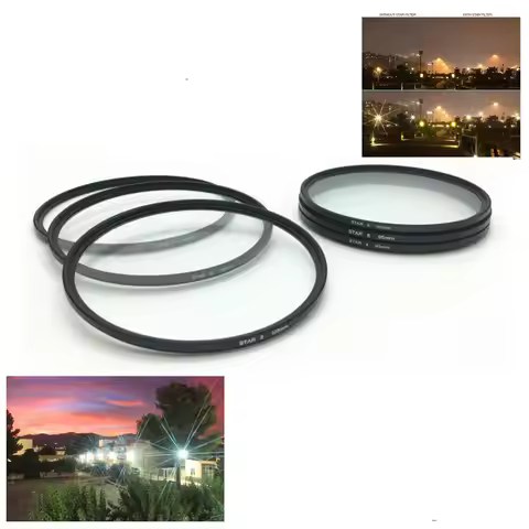 95mm 105mm 4/6/8 Star Line Star Filter 4 6 8 Piont Camera lens Filter For Pentax Canon Nikon Sony DS