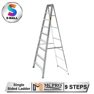 MCPRO Aluminium Single Sided Ladder 9 Steps Tangga
