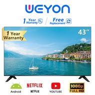 WEYONทีวี 32/40/43 นิ้วถูกๆ Smart TV โทรทัศน์จอแบนแอนดรอยสมาร์ททีวีHD Ready YouTube/Internet/Wifiฟรี