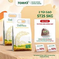Combo 2 túi 5kg gạo ST25 Tomax thượng hạng, dẻo thơm