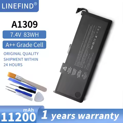 Laptop Battery For Apple MacBook Pro 17" A1297 (2009 Version) MC226*/A MC226CH/A Replace A1309