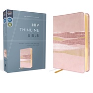 NIV, THINLINE BIBLE Leathersoft, Pink, Red Letter, Comfort Print Imitation Leather NIV Bible Pink Bi