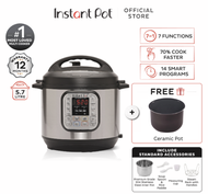 Duo 7-in-1 Multi-Functional Smart Cooker with Ceramic Pot & Apron (Slow Cooker Rice Cooker Steam Sau