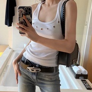 Y2K Retro Summer Vest - Slim Fit Eye-Catching Outfit