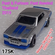Hot Wheels Premium Fast and Furious Rewind Nissan Skyline HT 2000 GTX Hakosuka Loose