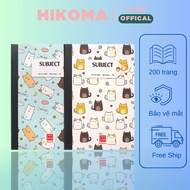 Hong Ha 200-page A4 horizontal notebook, cheap horizontal notebook with glued spine