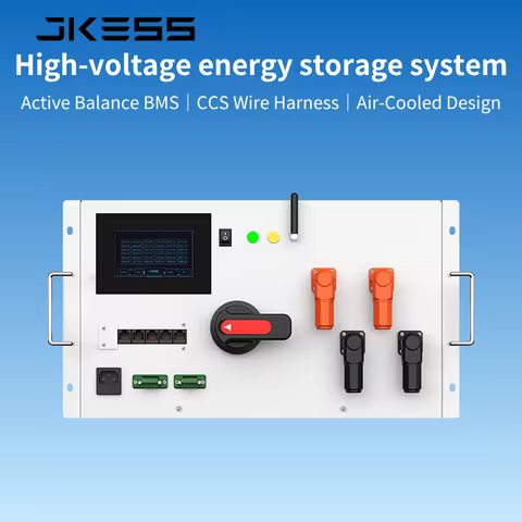 JKESS HV-BC250L 128S 192S 256S High Voltage Master and Slave Battery Box Kit CAN/RS485/WIFI LiFePO4 