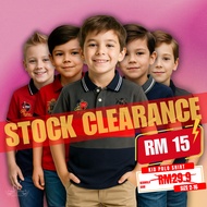 [STOCK CLEARANCE] CY  102165 Kids Polo Shirt Boy RM15 Premium Cotton Comfortable & Stylish Baju Polo