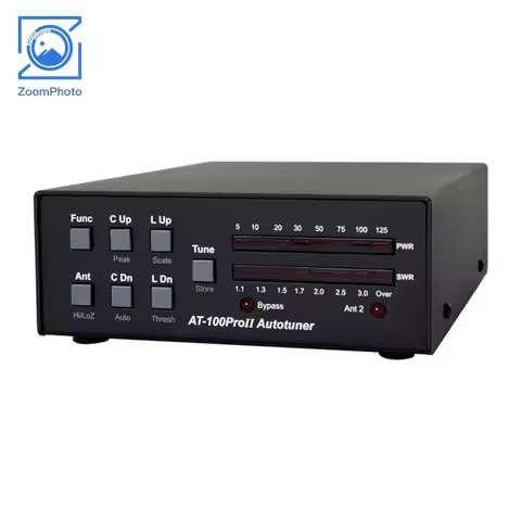 LDG AT-100ProII Tuner Automatic Antenna Tuner HF Antenna Tuner Accessory for 100W Transceivers