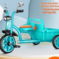 Children Children's Tricycle Bicycle 1-2-3-6 Years Old Baby Bicycle with Rear Bucket Child Bicycle
