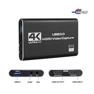 Video Capture Card USB3.0 High-Speed Transmission Local 4K60HZ Game Live Recording Audio Video Captu