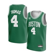 HIJAU [ORIGINAL] Isaiah Thomas Boston Celtics Jersey #4 GREEN - Swingman Basketball Shirt T-Shirt Ts