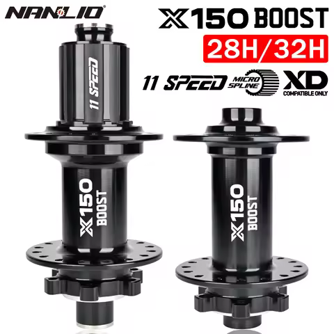 Nanlio Bicycle hubs X150 BOOST 6 Pawls 150T Noise 4 Bearing Hubs 110x15 148x12MM 8 9 10 11 12 Speed 