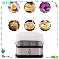 TEALY Smart Egg Cooker, Space Saving Auto Shut- Eggs Boiler,  Multi Functional 6 Eggs Capacity 200W 