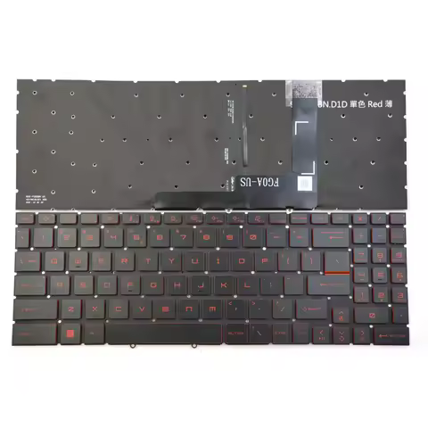New For MSI Katana GF66 GF76 11SC 11UC 11UD 11UE 11UG 12UC 12UD 12UE 12UG 12UGS Laptop Keyboard US R