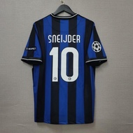 2009 10 Inter Soccer Jersey Milan 09 10 Men Retro Football Shirt SNEIJDER ETO