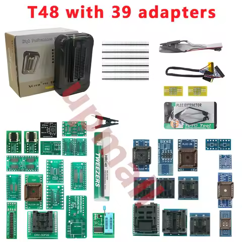 100% Original V12.67 XGecu T48 Programmer with 39 Adapters Support 35000+ ICs for PIC/NAND Flash/EMM