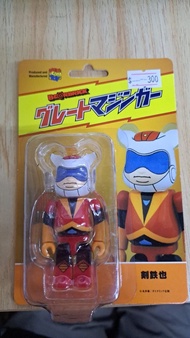 全新 Medicom Bearbrick Be@rbrick 100% Great Mazinger Pilot Tetsuya Tsurugi 鐵甲萬能俠2號劍鐵也