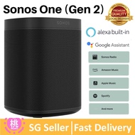 Sonos One (Gen 2) - Voice Controlled Smart Speaker with Amazon Alexa Built-in