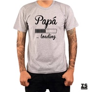Men's cotton T-shirt Papa loading, gift for dad, new dad gift, dad gift, gift for dad, gift for dadd