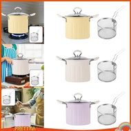 [PrettyiaSG] 3L Deep Fryer, Japanese Tempura Deep Fryer with Basket, Deep Fryer for Home, Restaurant