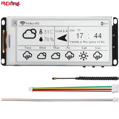 Vision Master E290 Dev Board with 2.9" E-Ink Display Screen, SX1262 Chip BLE WiFi ESP32-S3R8 LoRa Mo