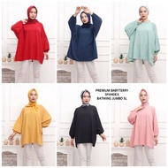 Tops BLOUSE Women BATWING JUMBO BIGSIZE OVERSIZE Tiedye SPANDEX - 1781