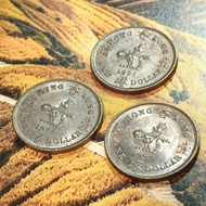 最後3枚罕有 1971 香港大一元有質量舊硬幣 英女皇伊利沙伯二世面像 $1
