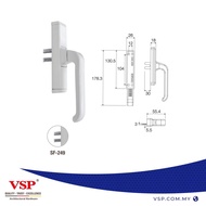 100VS - VSP-MH-024 Axxon Multipoint Handle with Single Accessories