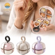 LARGLO  Cube Pill Organizer, Sealed Moisture-Proof  Cube Pill Box, Pill Storage Box 8 Grids Round Po