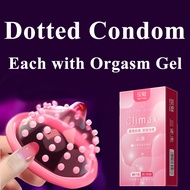 10pcs/1box premium spike condom with spikes tahan lama condoms kondom berduri 100% Original Adult Se