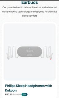 Philips / kokoon 改善睡眠耳機