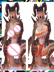 ปุย Furry Orcus Dakimakura อะนิเมะ Death Claw ปลอกหมอนคอสเพลย์พิมพ์สองด้านกอดร่างกายปลอกหมอน Dropshi