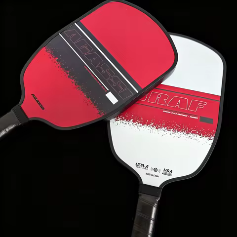 T700 carbon fiber pickleball paddle, 16mm core, sandblasted surface for enhanced spin and feel; suit