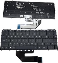 Replacement Keyboard US Layout for Dell Alienware X15 R1 R2 P111F X17 R1 Laptop Keyboard RGB Backlit